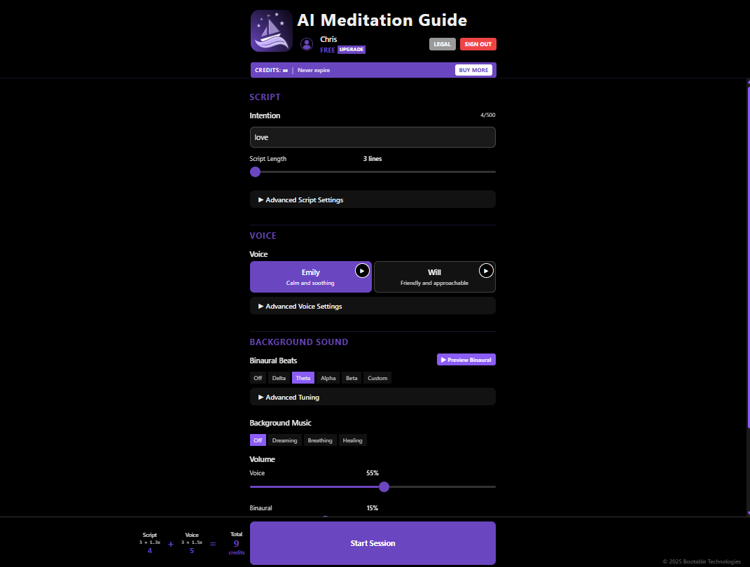 AI Meditation Guide