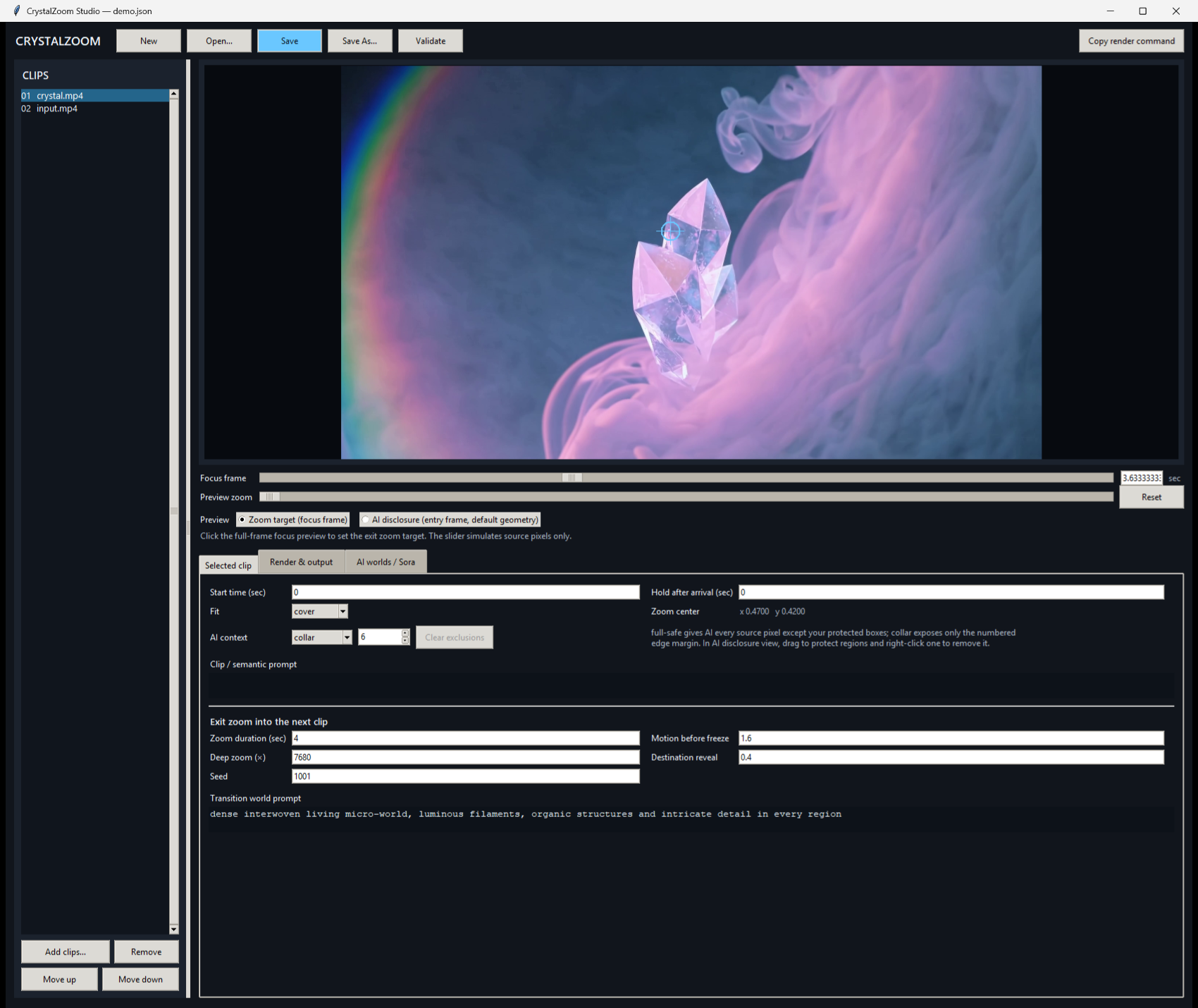 AI Zoom & Morph Suite